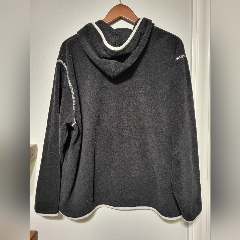 Disney Pooh And Tigger Vintage Black Fleece Hooded Sweatshirt Women's Size Large - Picture 3 of 10